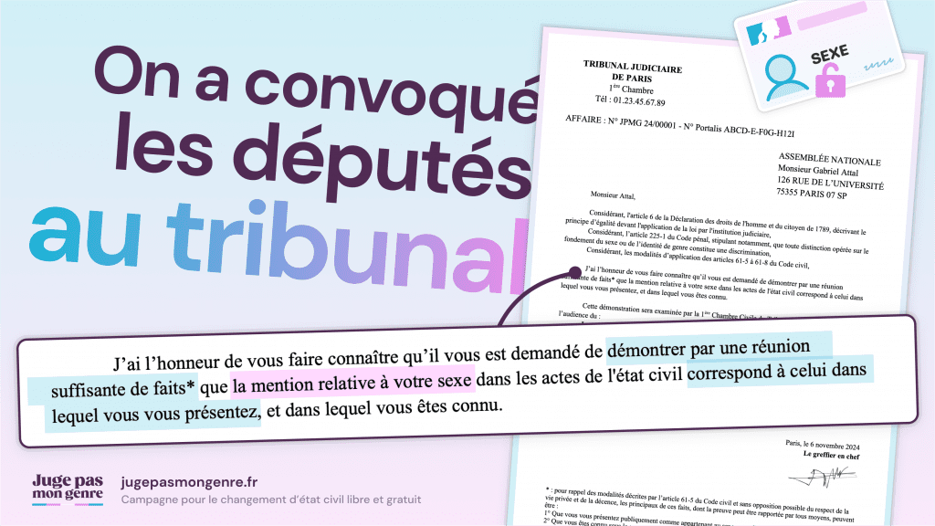 400 député·es convoqué·es au Tribunal Judiciaire